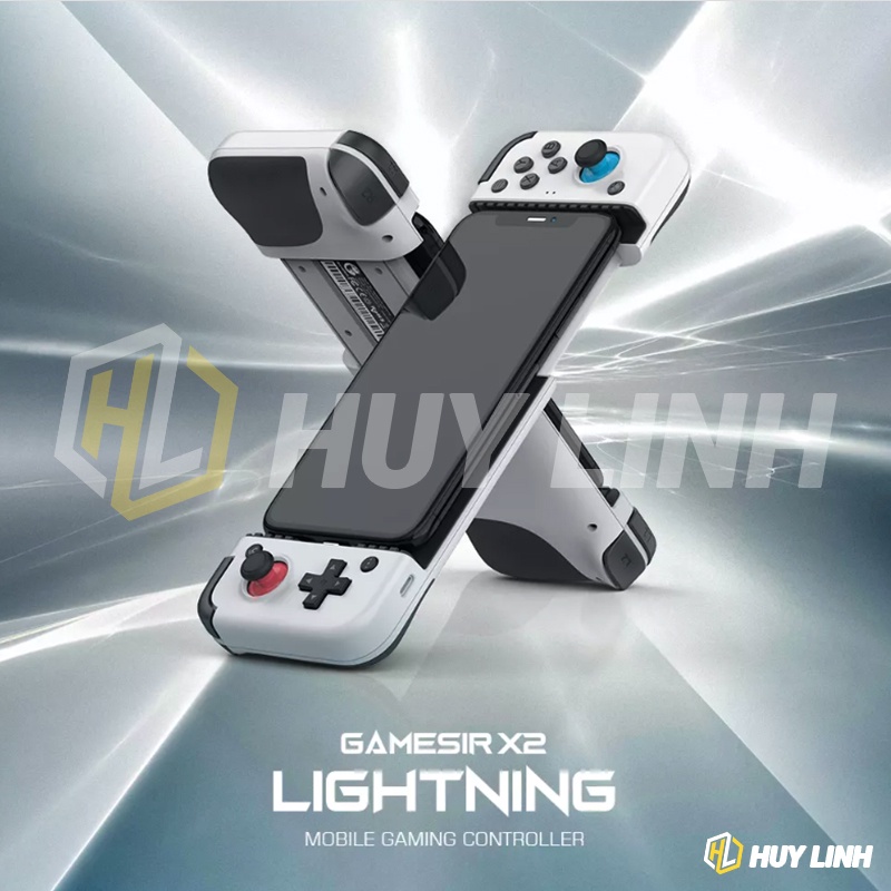 Tay cầm chơi game cho IOS Gamesir X2 Light-IP Hỗ trợ MFI yêu cầu OS > 13 cắm là hoạt động