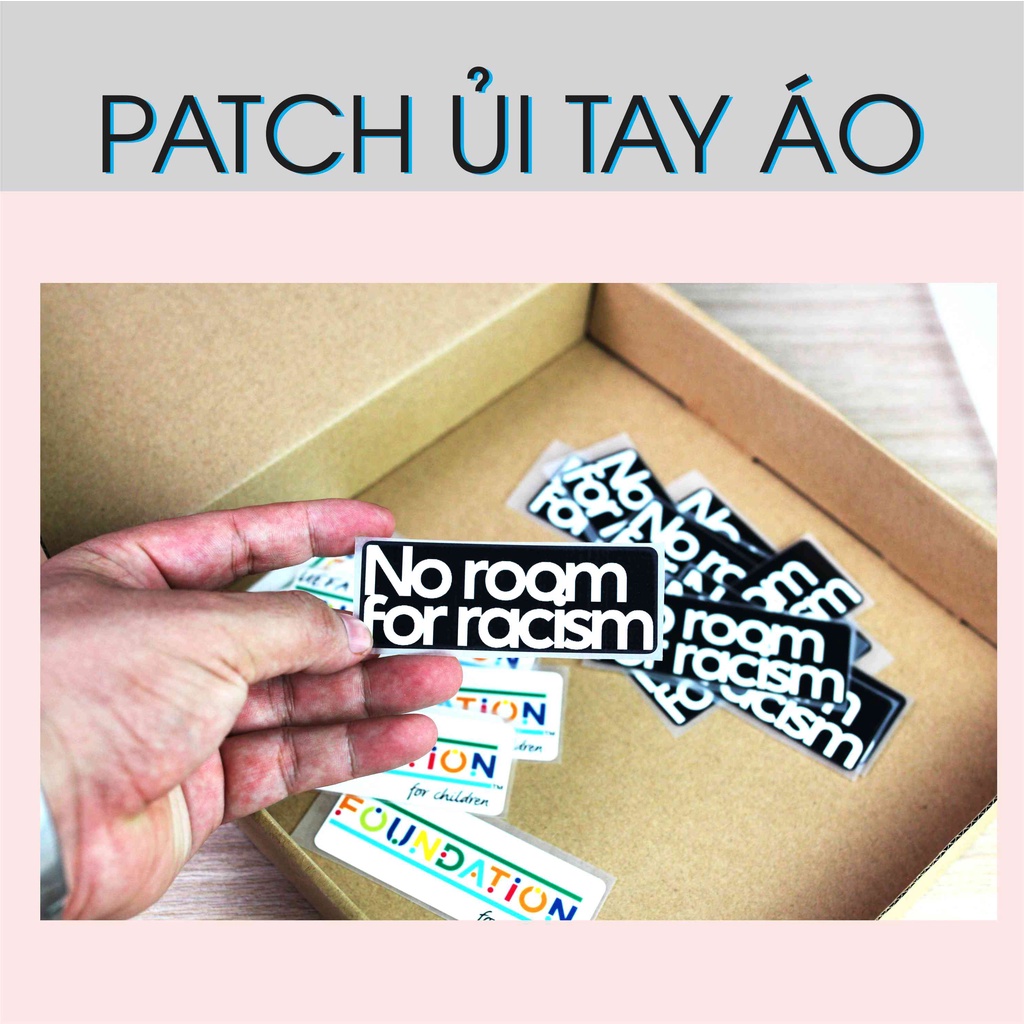 Patch Tay áo NO room và UEFA FOUNDATION