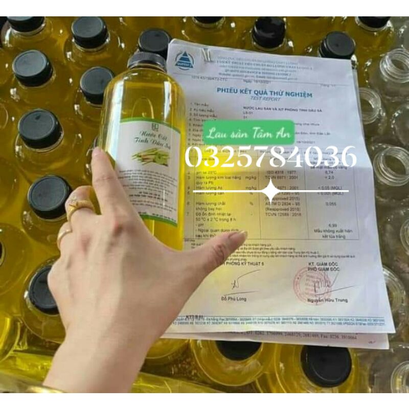 Tinh Dầu Xã Lau Sàn Đuổi Muỗi Sạch Nhà Thơm Mát