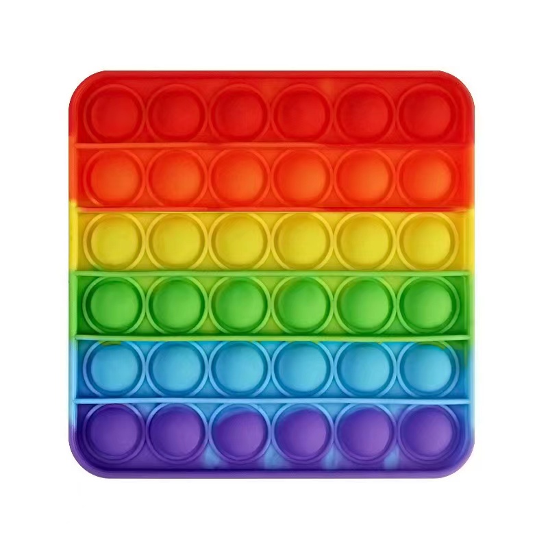 Pop It Fidget  Đồ chơi ấn đầu ngón tay, trò chơi giải nén, trò chơi giáo dục trẻ em