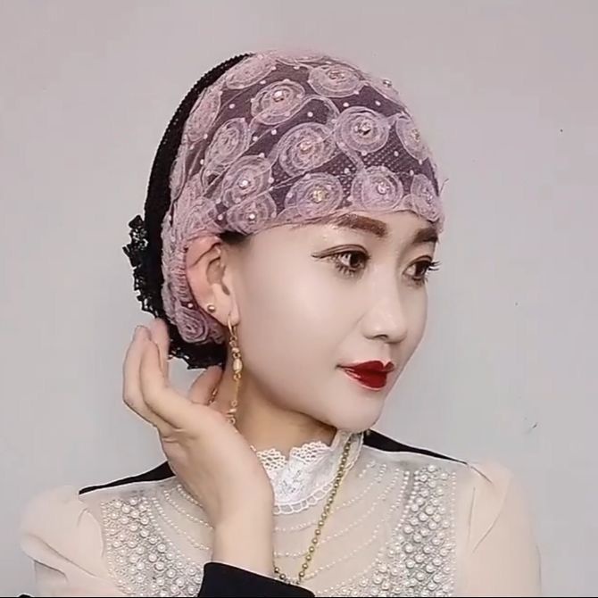 Mũ Trùm Đầu Chống Nắng Thoáng Khí Họa Tiết Hoa Hồng Lớn Thời Trang Mùa Hè Cho Nữ mira