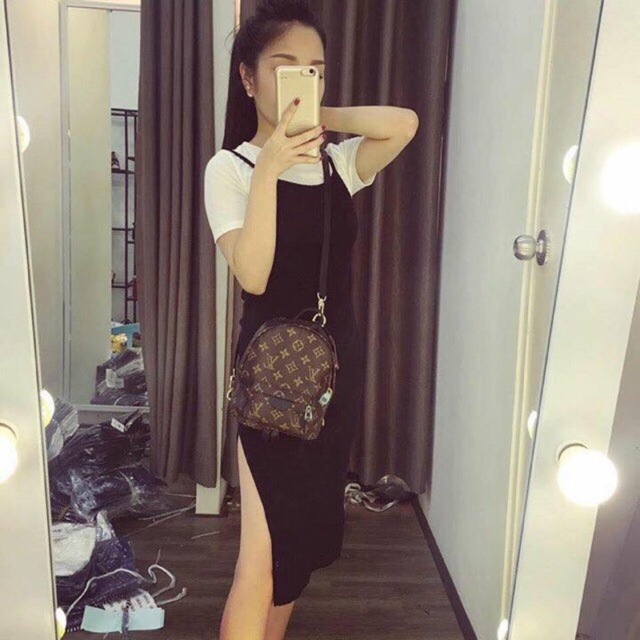 Balo hoạ tiết hoa đeo 2 dáng