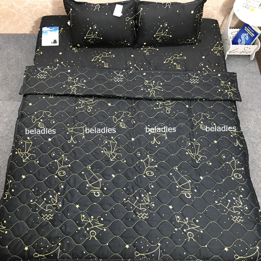 Bộ chăn hè trần bông kèm vỏ ga gối đa dạng mẫu đủ kích thước m6 hoặc m8 (chăn trần và ga gối)