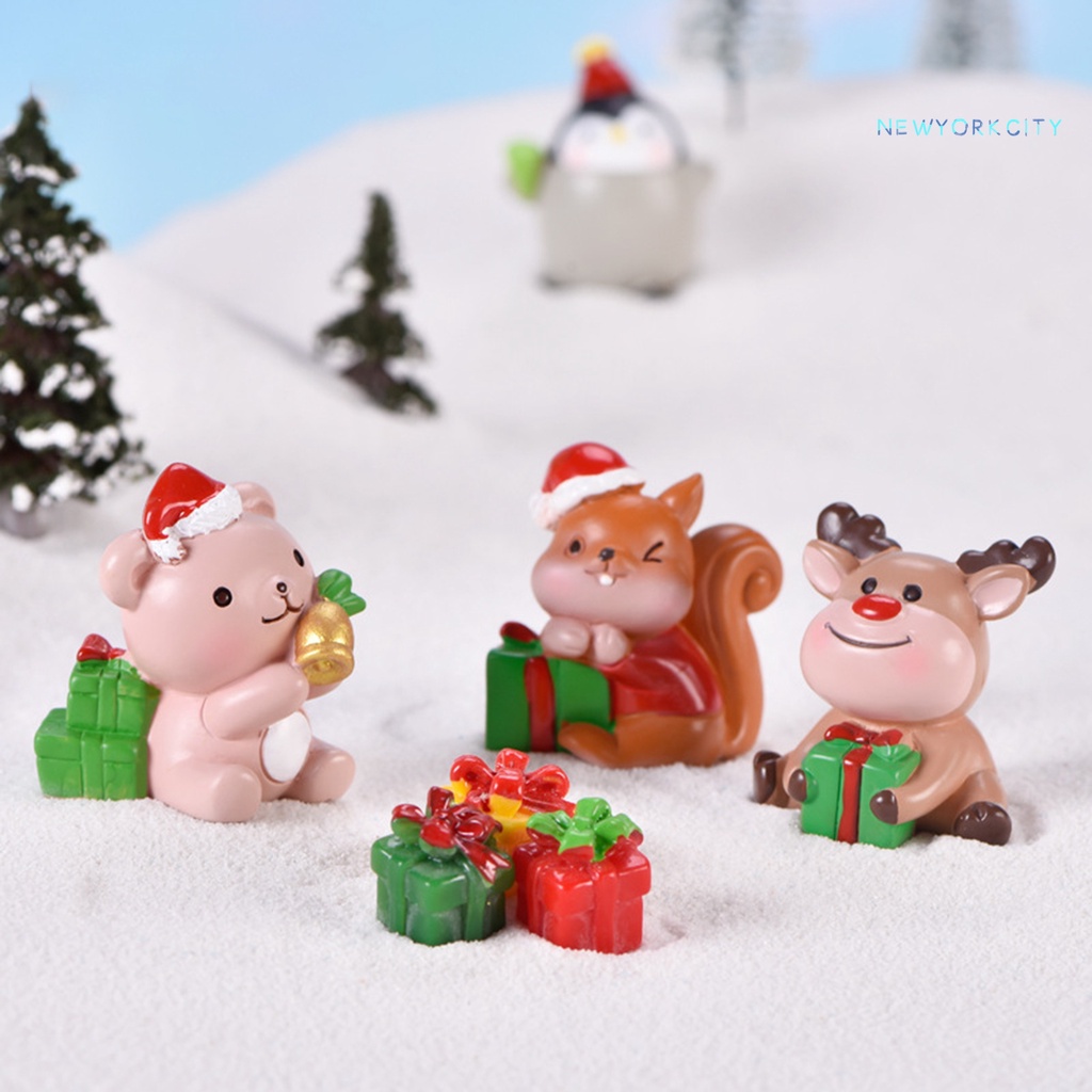 Mô Hình Động Vật Hoạt Hình Xinh Xắn Dùng Để Trang Trí