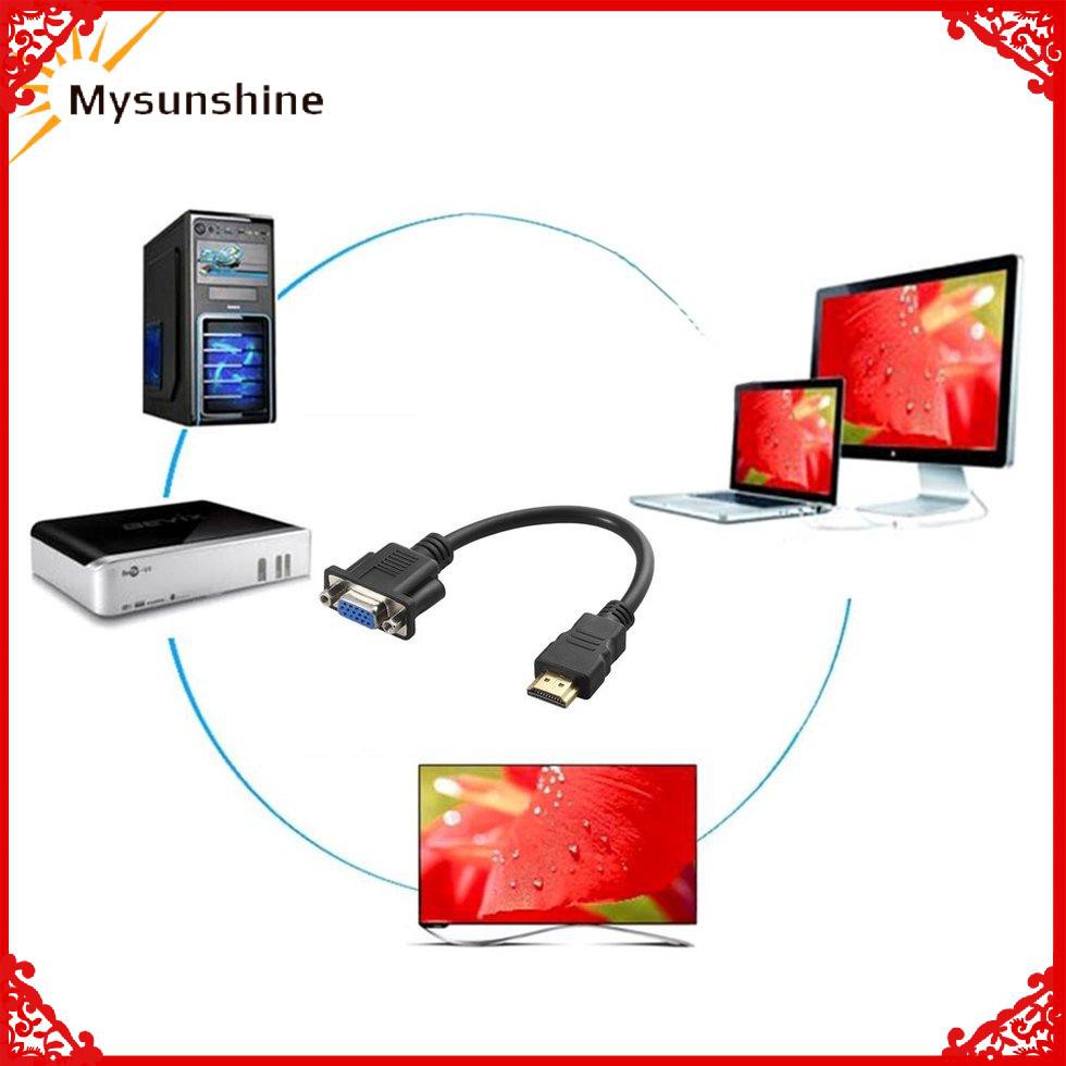 Cáp Chuyển Đổi Hdmi Sang Vga D-sub 15 Pin Cho Hdtv