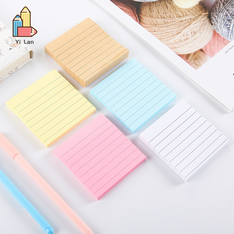 Tập Giấy Dán Ghi Chú Nhiều Màu Tùy Chọn