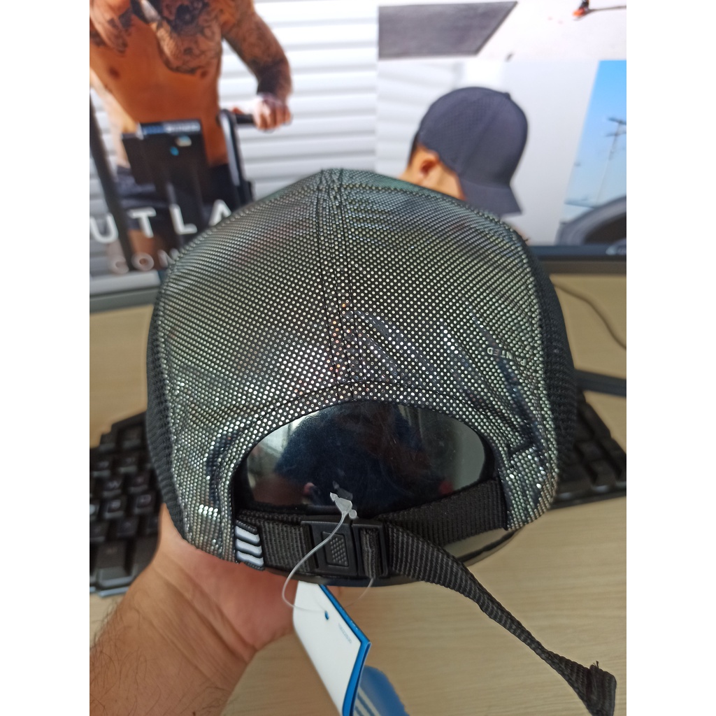 Mũ lưỡi trai snapback , nón kết nam trucker N979 màu xám đen