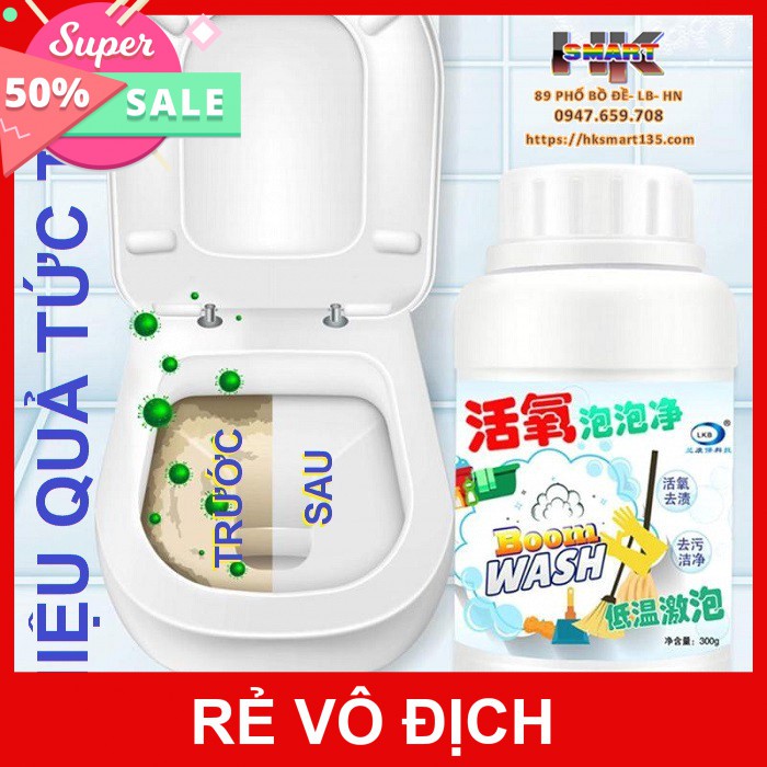 [Hot]-Bột đa năng thông cống BOOM WASH