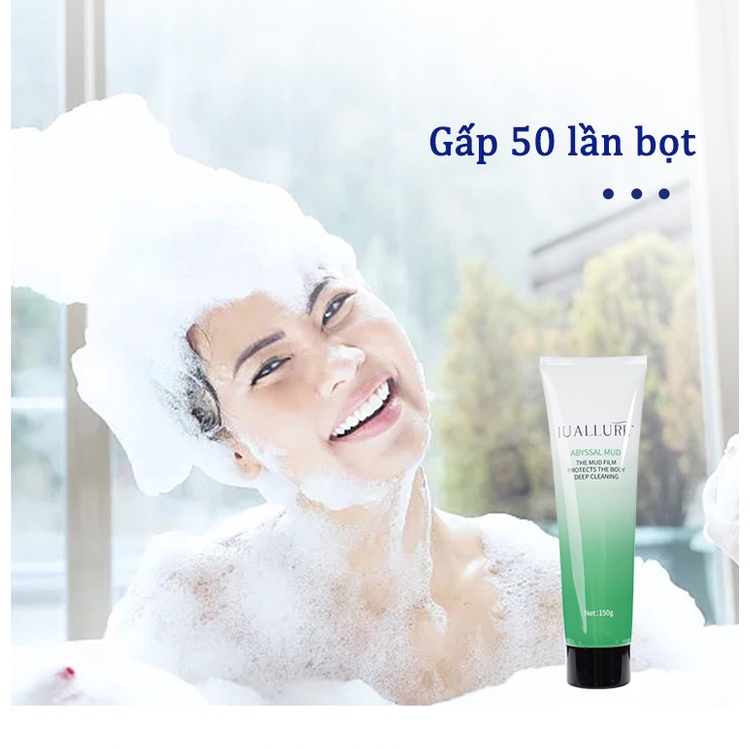 Sữa rửa mặt bùn biển sâu Làm trắng nhanh chóng Tẩy da chết Làm sạch sâu lỗ chân lông Thu nhỏ lỗ chân lông Dưỡng ẩm