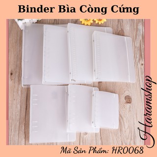 BINDER BÌA SỔ CÒNG A4,A5,A6 (CHƯA KÈM GIẤY)