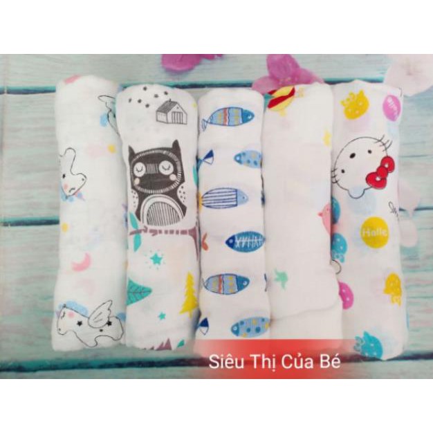 Khăn tắm sợi tre cao cấp cho bé