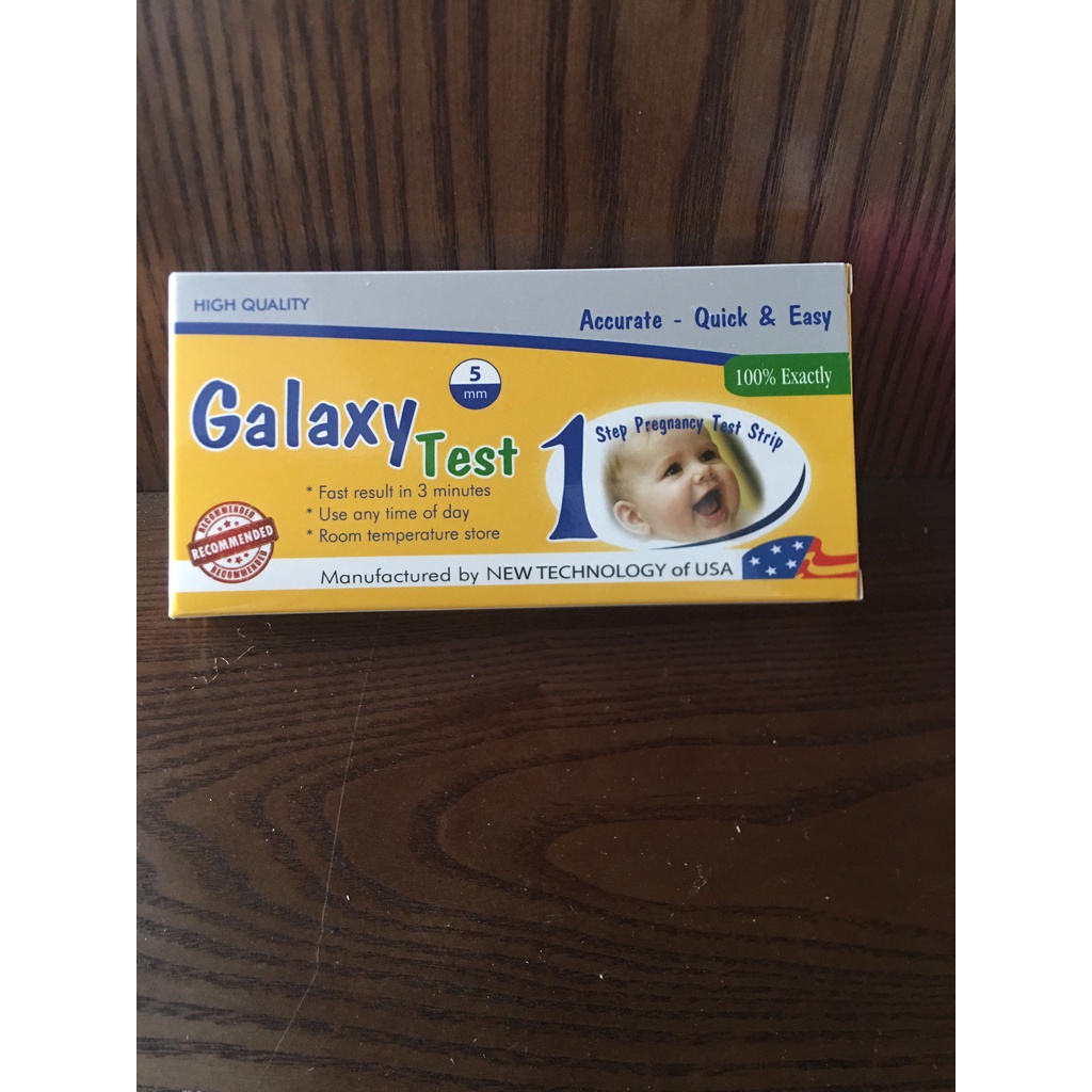 Que thử thai Galaxy Test phát hiện thai sớm sau giao hợp-chính xác tuyệt đối-nhanh chóng-đơn giản-tiết kiệm thời gian