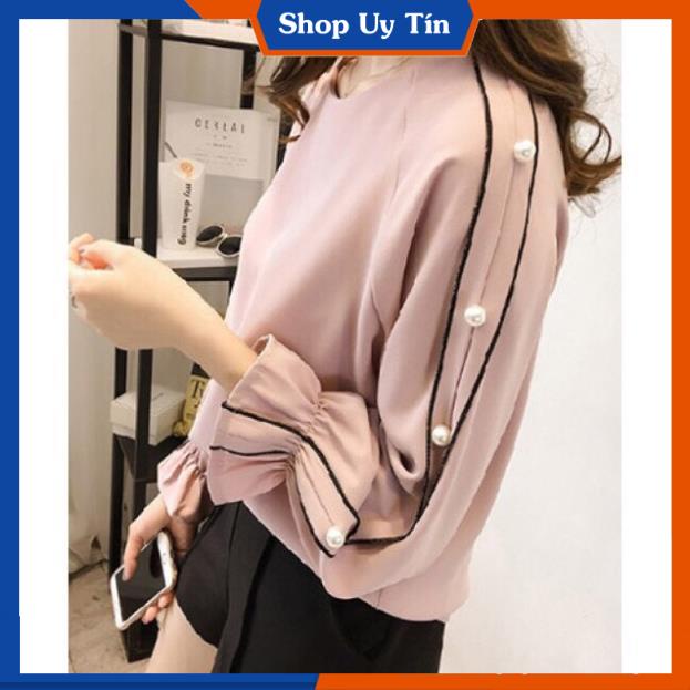 [Hàng Cao Cấp] -  ÁO KIỂU TAY VIỀN XINH ĐẸP | BigBuy360 - bigbuy360.vn