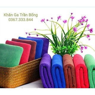Khăn quấn đầu spa kt 35x75cm. siêu thấm nước