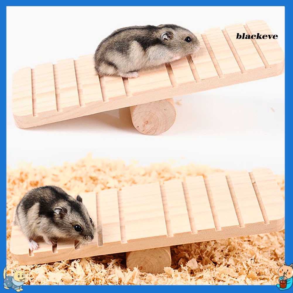 Phụ Kiện Trang Trí Lồng Nuôi Chuột Hamster Bằng Gỗ Chống Trượt