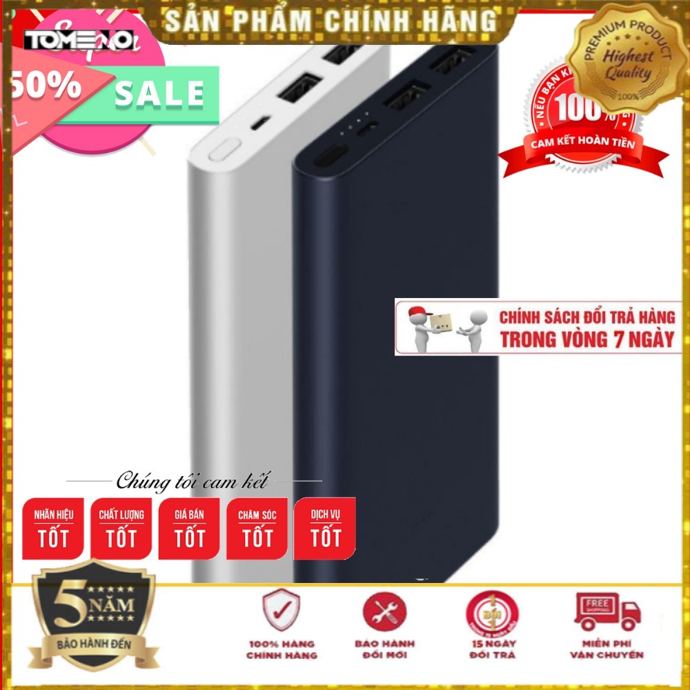 Pin sạc dự phòng Xiaomi 2S 10000mAh HÀNG CHUẨN XIAOMI