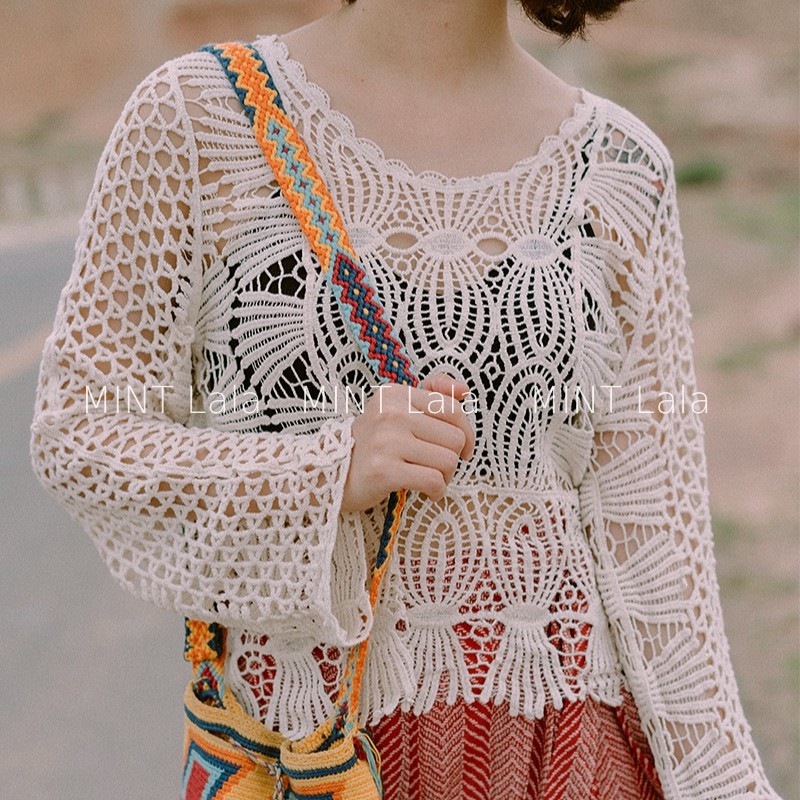 Áo Ren Đi Biển Du Lịch Dạng Lưới Hàng Quảng Châu L1