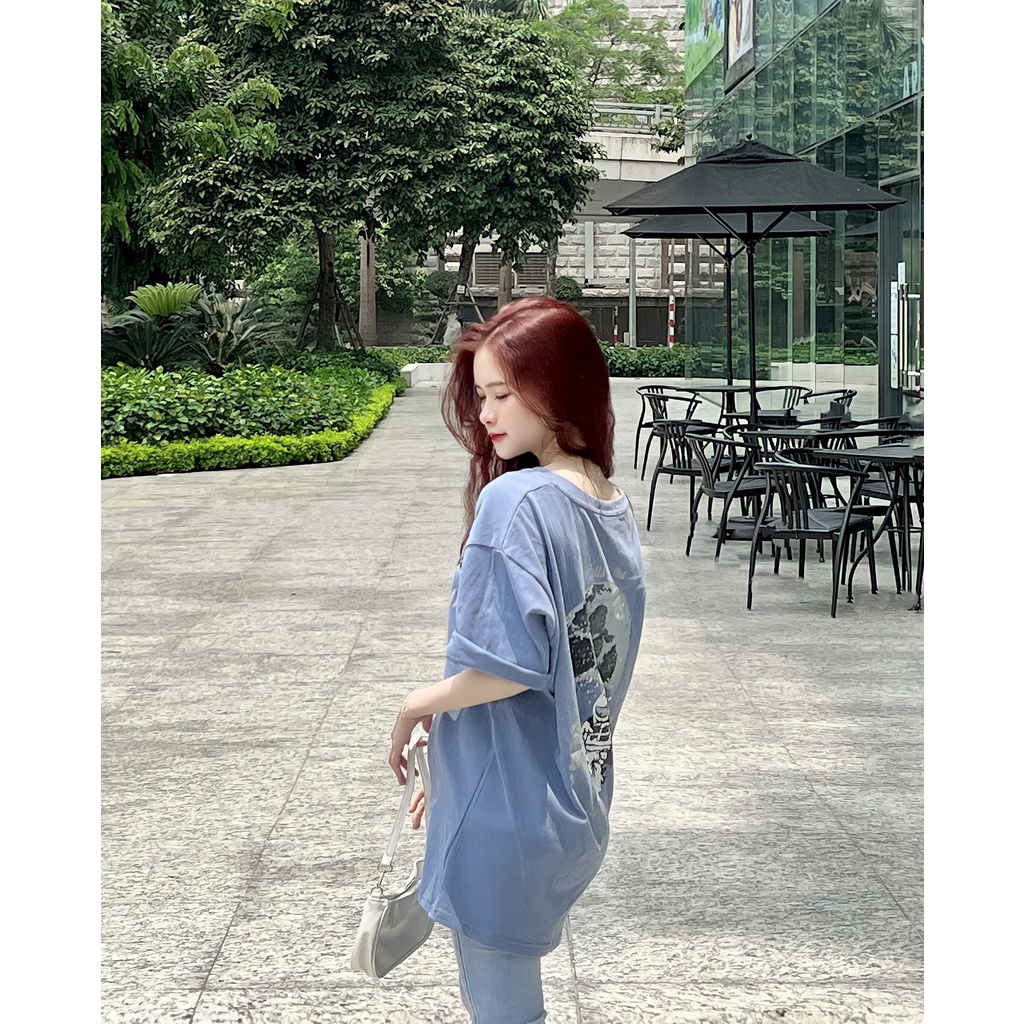 Áo thun chữ MOON hình sau lưng quảng châu thời trang nữ miho house