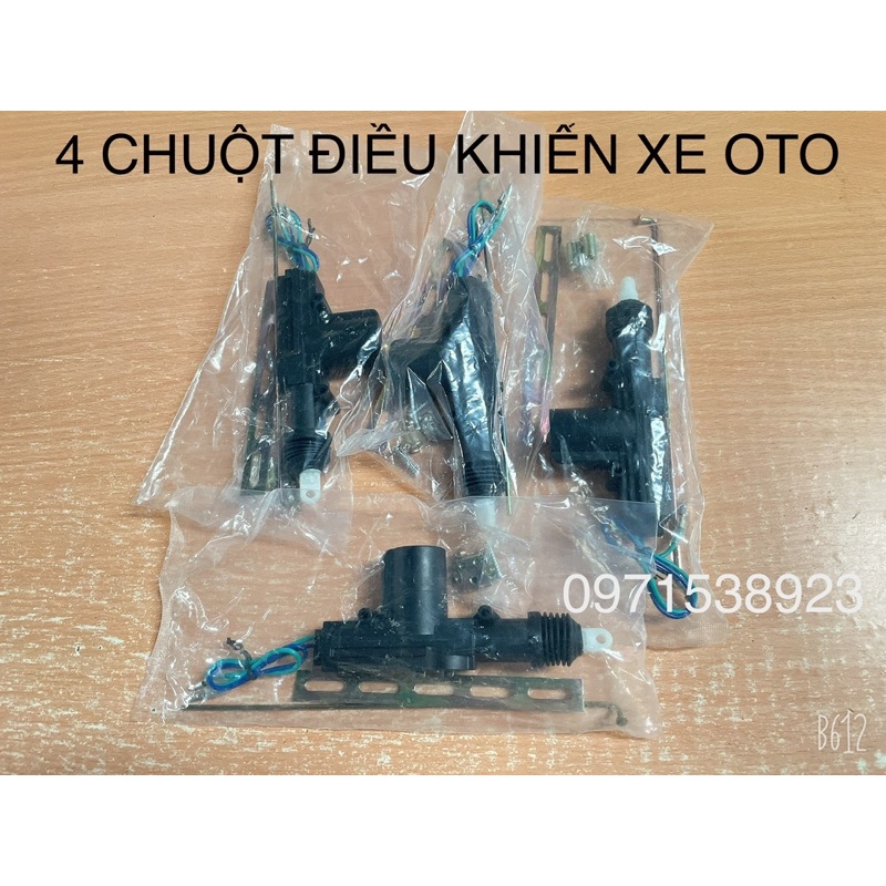 bộ 4 chuột điều khiển khoá cửa từ xa cho tất cả các dòng xe oto