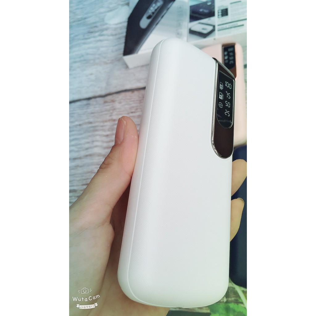 Sạc dự phòng 36000mAh 5 lõi có đèn pin và hiển thị % pin