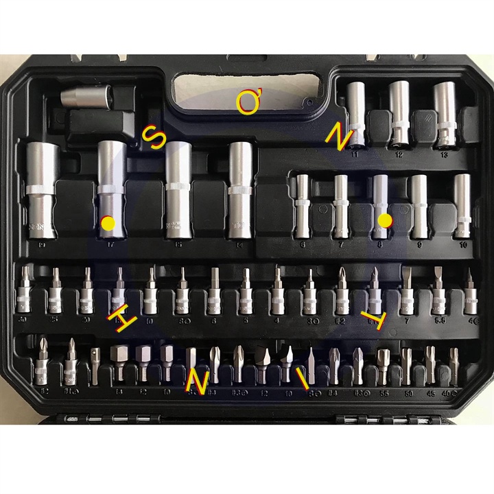 Bộ dụng cụ chuyên dụng mở bu lông 94 chi tiết Tolsen 94pcs Socket Rachet Wrench Set (1/4&quot; &amp; 1/2&quot; Drive) 15145