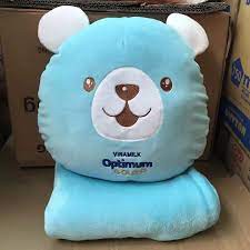 Bộ mền gối hình Gấu đủ màu Quà tặng từ Optimum