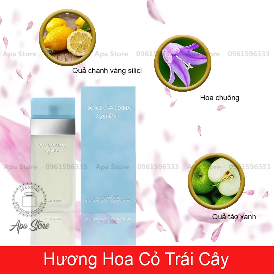 [Mã COS2704 giảm 8% đơn 250K] Nước Hoa Nữ Dolce Gabbana Light Blue Eau Intense Chai 10ml | BigBuy360 - bigbuy360.vn