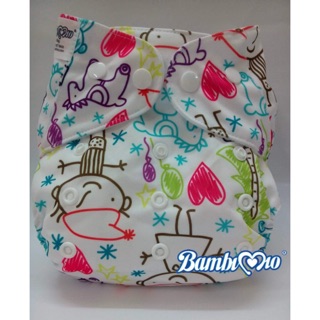 TẢ VẢI BAN NGÀY SIZE M ( cho bé 3-16kg) - bambimio