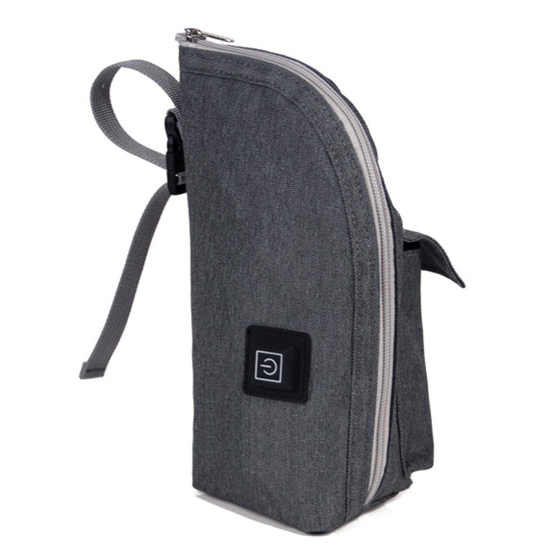 Vỏ Bọc Giữ Ấm Bình Sữa USB Cho Bé Mang Đi Du Lịch Tiện Lợi