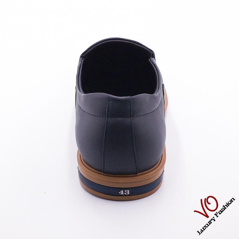 Giày mọi da bò thật màu đen VO Luxury Fashion VP093471