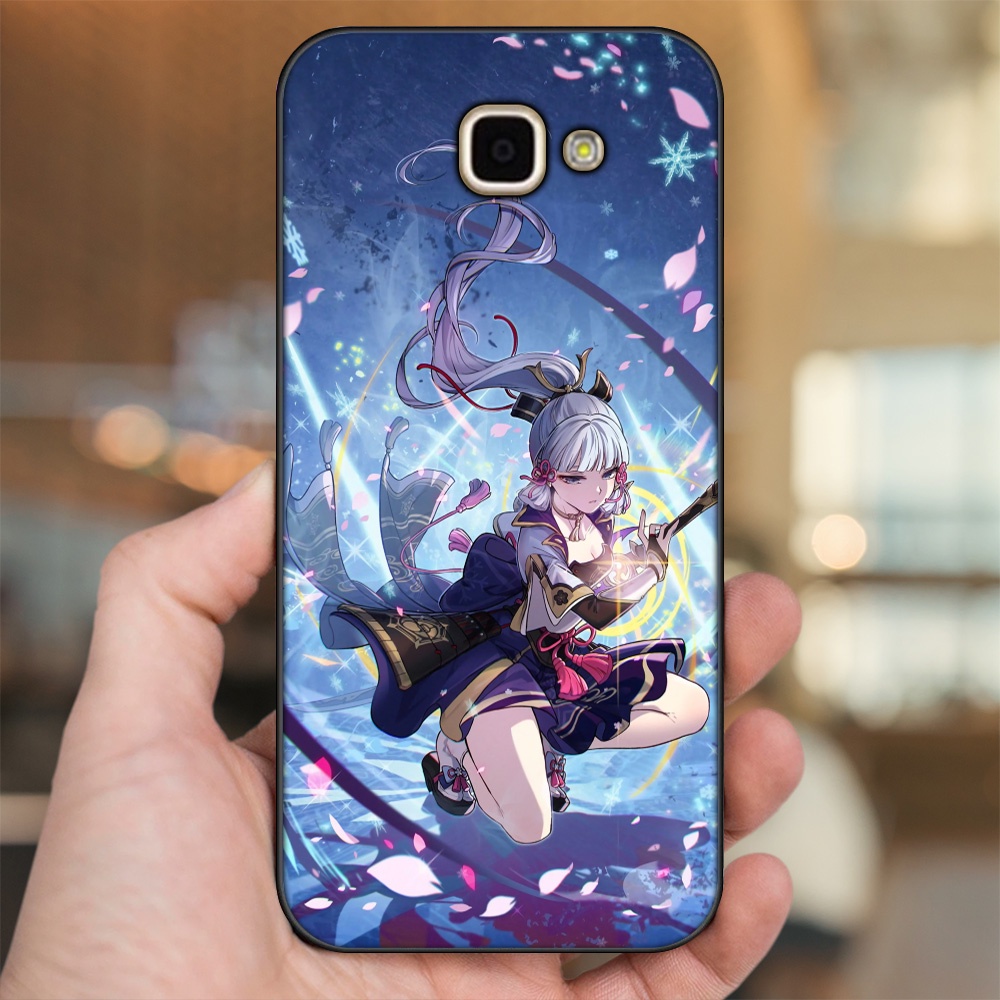 Ốp lưng Samsung A9 Pro viền đen in hình Ayaka Genshin Impact