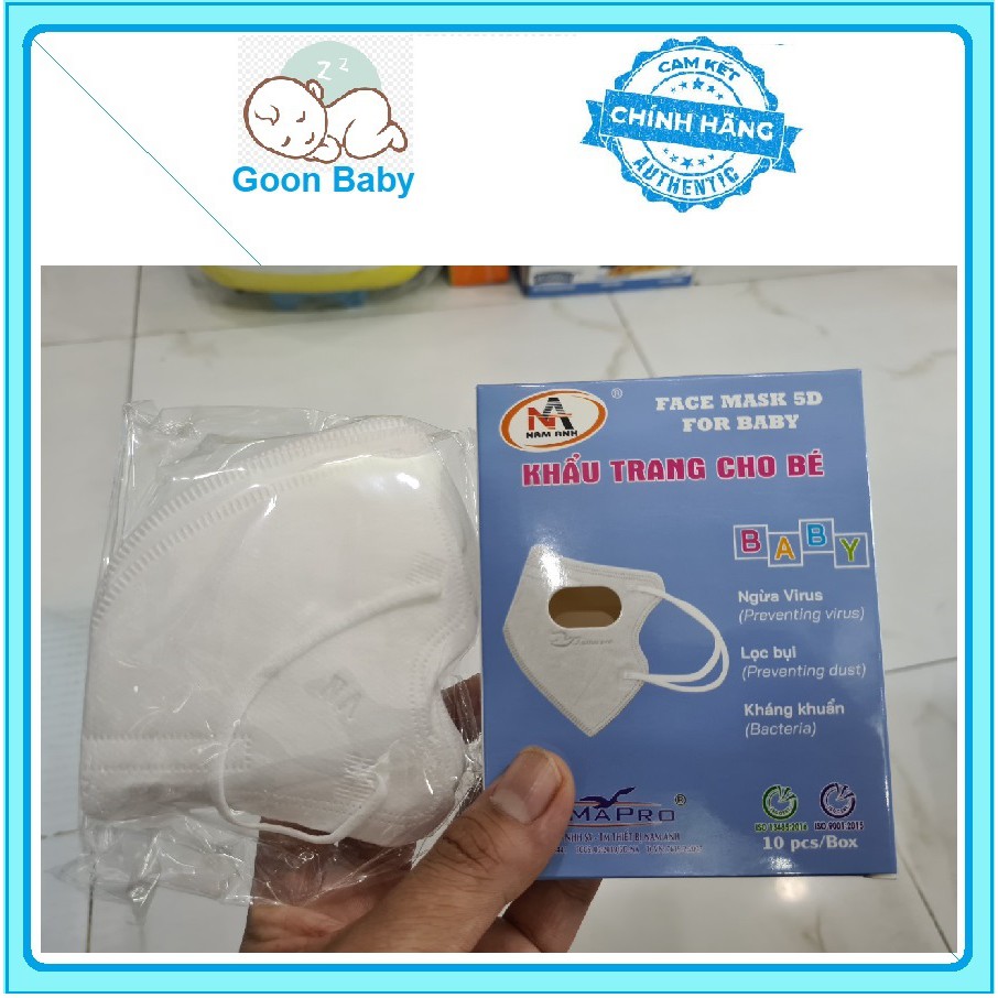 Hộp 10 khẩu trang 5D Mask kid cho bé | BigBuy360 - bigbuy360.vn