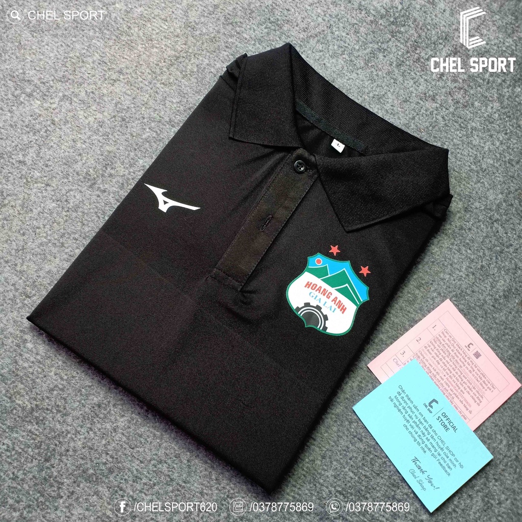 Áo polo logo thêu HAGL cao cấp