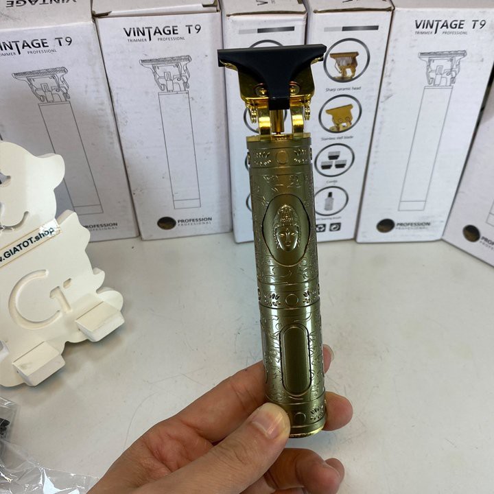Tông đơ cắt tóc chấn viền cho nam nam VINTAGE T9 - dùng cho gia đình và salon cao cấp, hàng đẹp GiatotHN