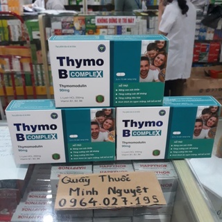 Thymo B Complex hộp 3 vỉ x 10 viên tăng sức đề kháng
