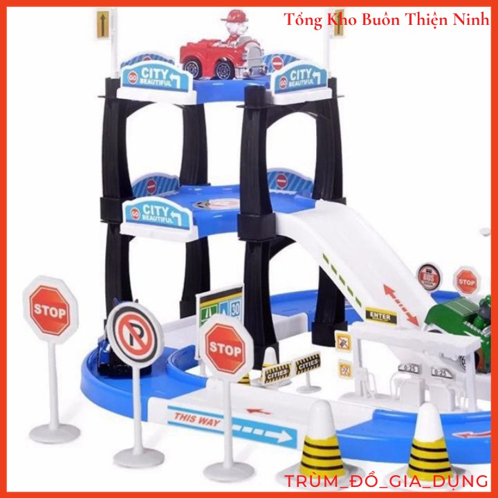 Đồ chơi mô hình biệt đội 4 chú chó cứu hộ PARKING LOT