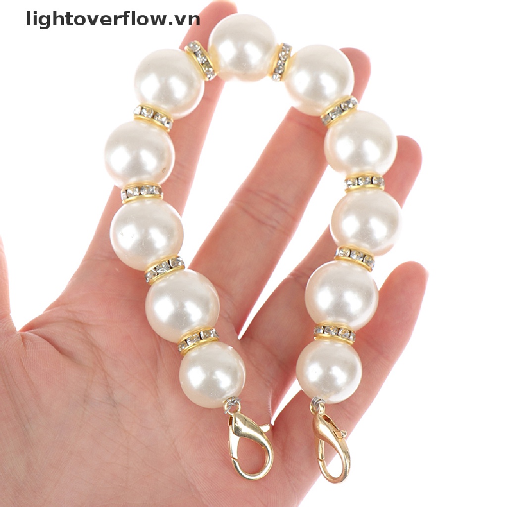 1 Dây Đeo Túi Xách Đính Ngọc Trai Giả Thời Trang Nữ