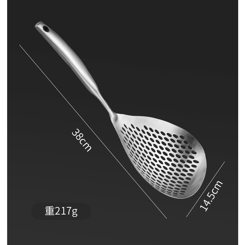 Muỗng Lọc Ráo Nước Nhật Bản Bằng Thép Không Gỉ 304