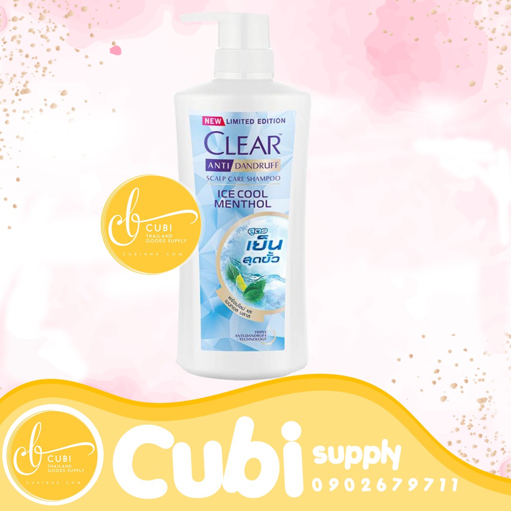 Dầu Gội Clear Bạc Hà Thái Lan