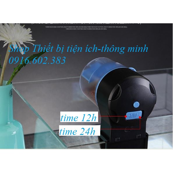 [Mã PET50K giảm Giảm 10% - Tối đa 50K đơn từ 250K] Máy cho Cá ăn tự động cỡ lớn tặng kèm Pin