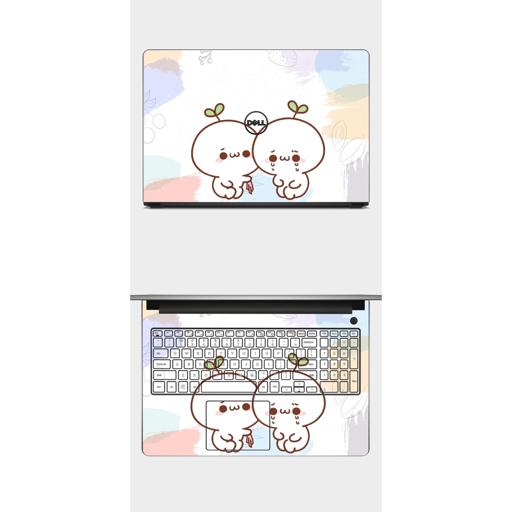 Skin dán Laptop in hình bé mầm cute. Đủ các dòng máy: Dell, Asus, Acer,... In hình theo yêu cầu