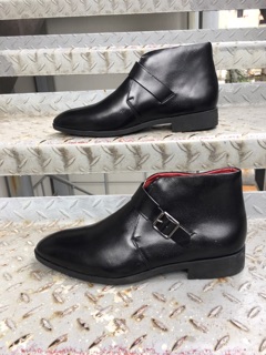 [TẶNG LÓT TĂNG CHIỀU CAO]CHUKKA BOOT - CÓ KHUY tăng chiều cao DA BÒ 100%
