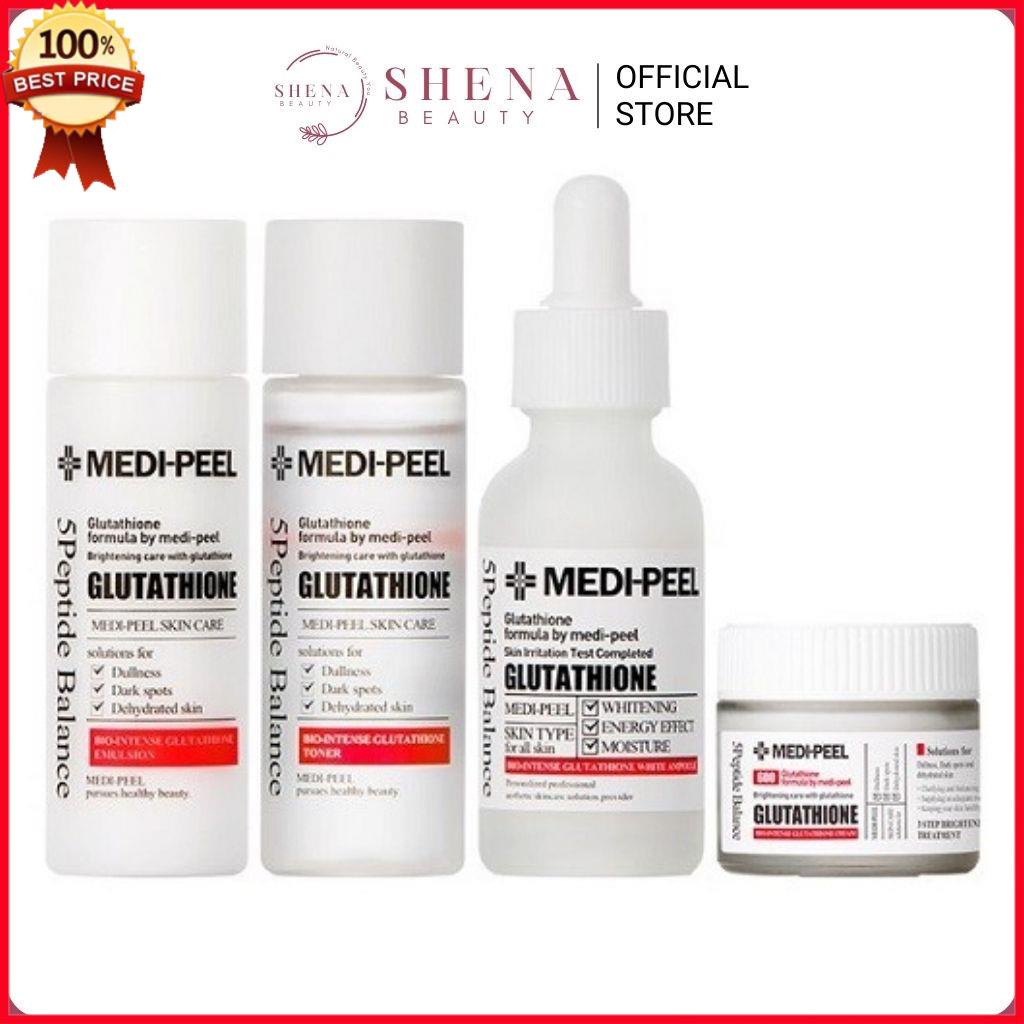 Bộ Sản Phẩm Dưỡng Trắng Da Medipeel Bio Intenes Glutahione 600 White Ampoule Chính Hãng - Shena Beau