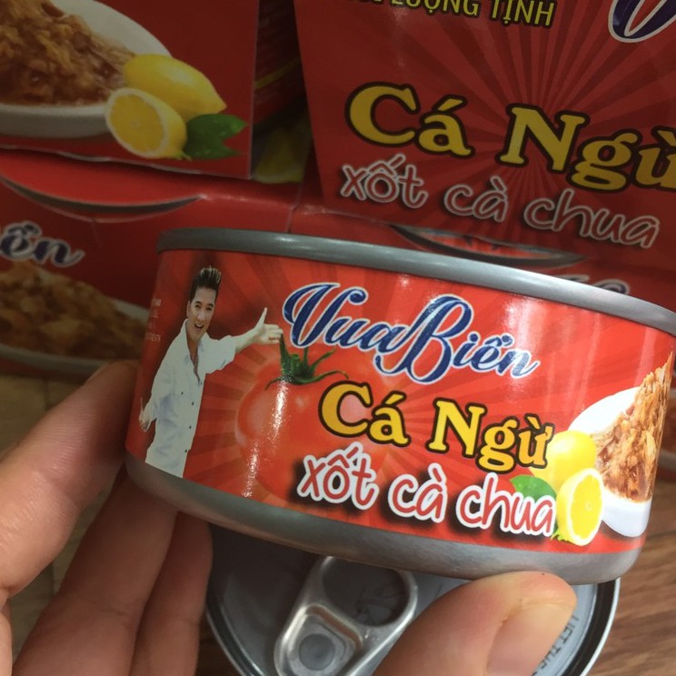 CÁ NGỪ XỐT CÀ CHUA VUA BIỂN/ ĐÀM VĨNH HƯNG 140G DATE 2024