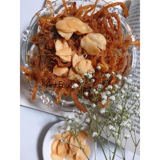 Heo khô cháy tỏi 500gr