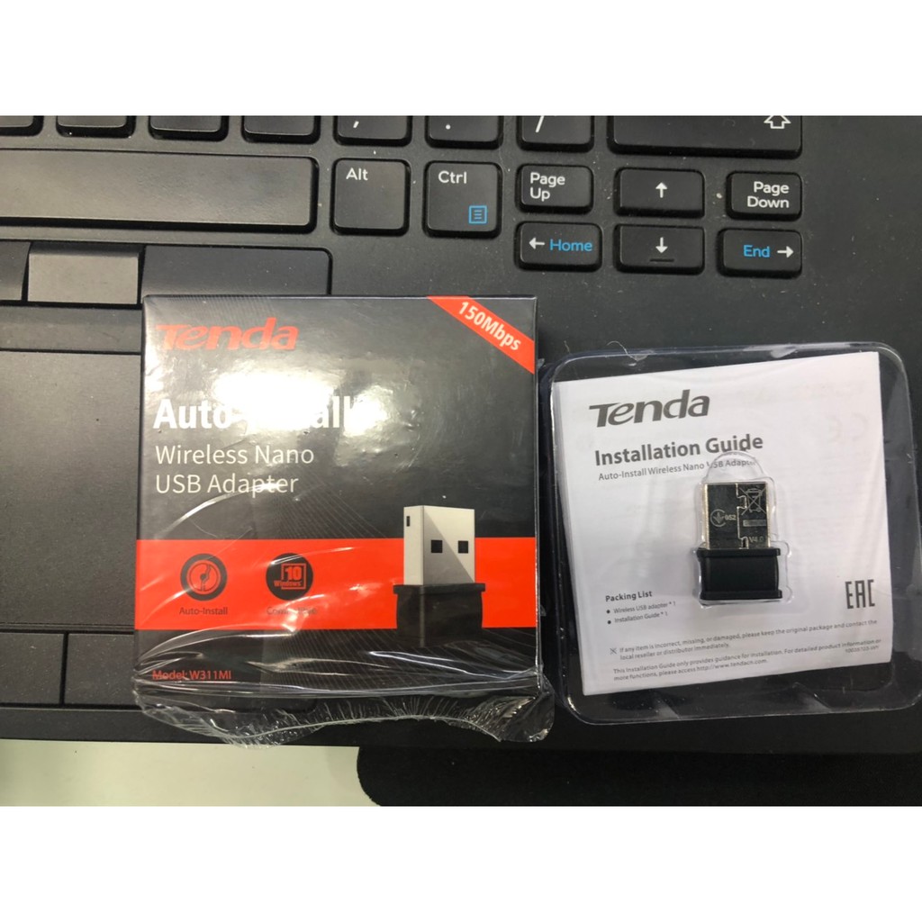 USB thu Wifi Tenda W311Mi Mini (Không anten, 150Mbps). Hàng Chính Hãng