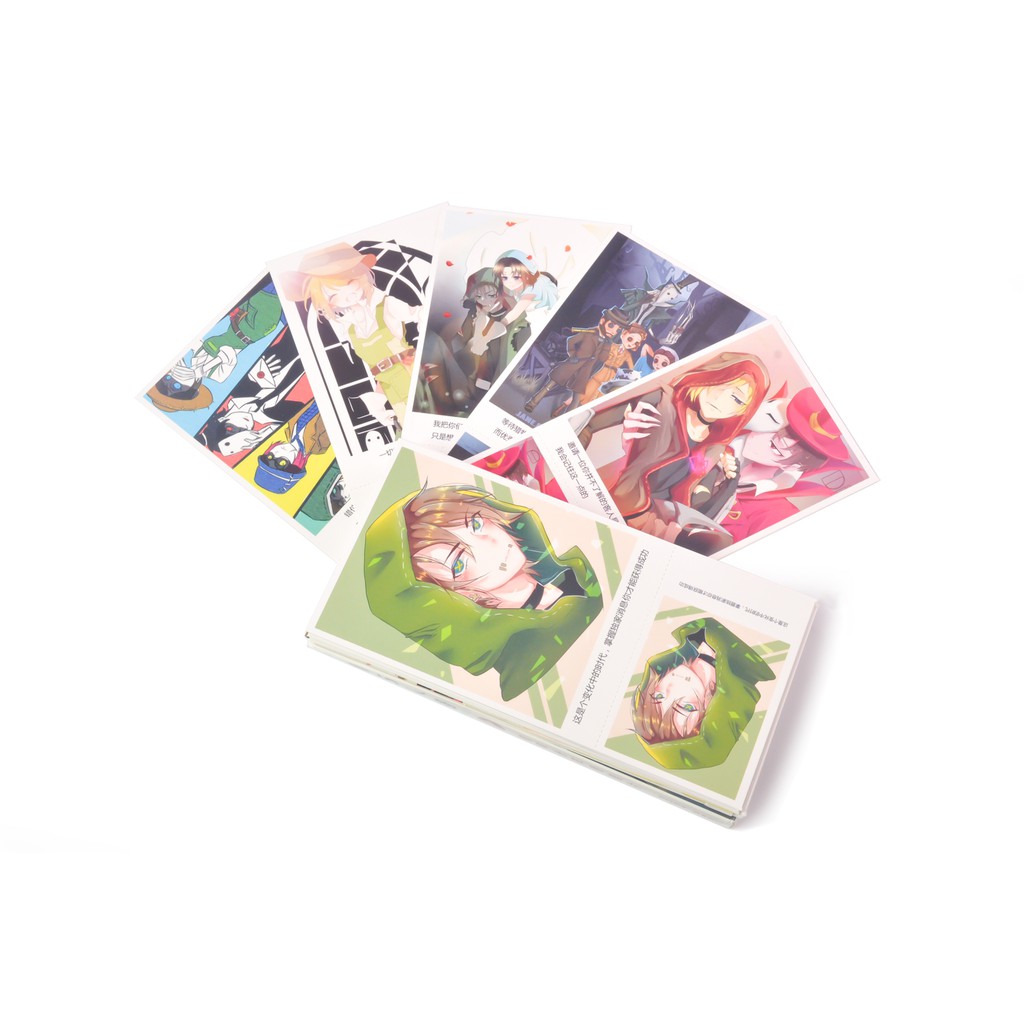 [thanh lý bán lỗ]Hộp Postcard, Bưu thiếp Anime - Identity V 19x9.5cm [AAM] [PGN22]