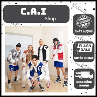 Áo Khoác Bomber Nhung GonZ AKN19 màu Đỏ, đen, xanh dương