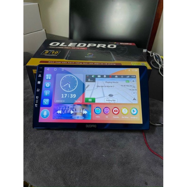 Màn Hình DVD Android Oled Pro A5 New Theo Xe innova 2017 - 2022, 9 inch KÈM dưỡng và jack nguồn zin theo xe