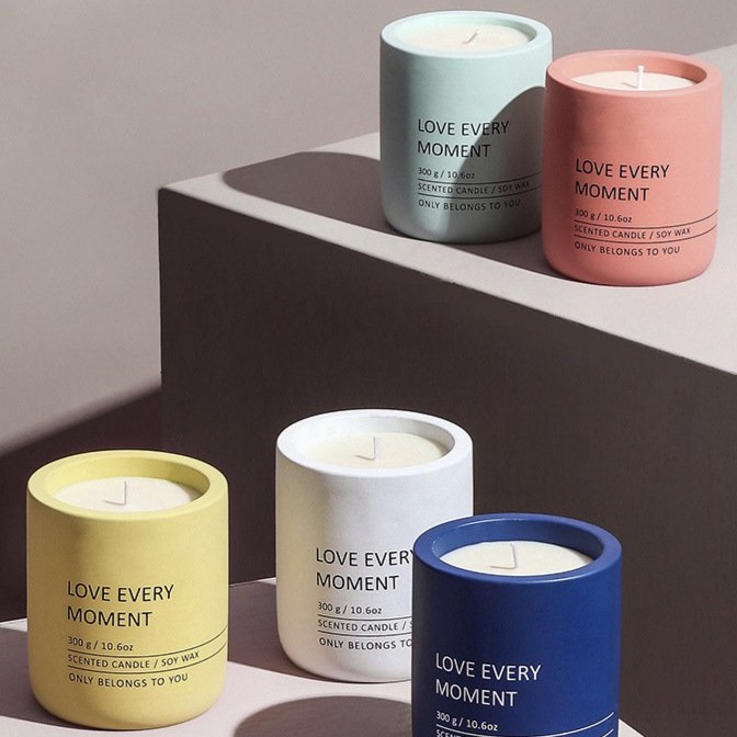 Nến Thơm Tinh Dầu Sáp Đậu Nành Ceramic Candle - Love Every Moment